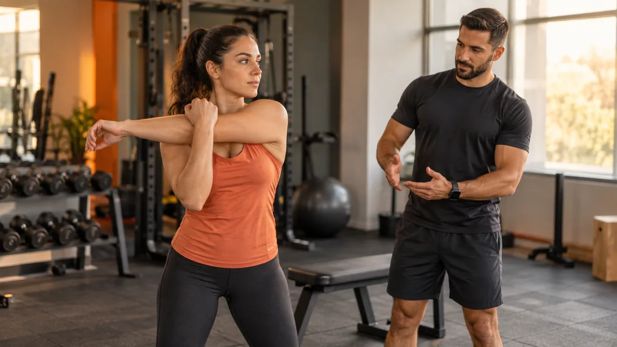 Imagem ilustrativa: Aquecimento antes da musculação: prepare sua sessão