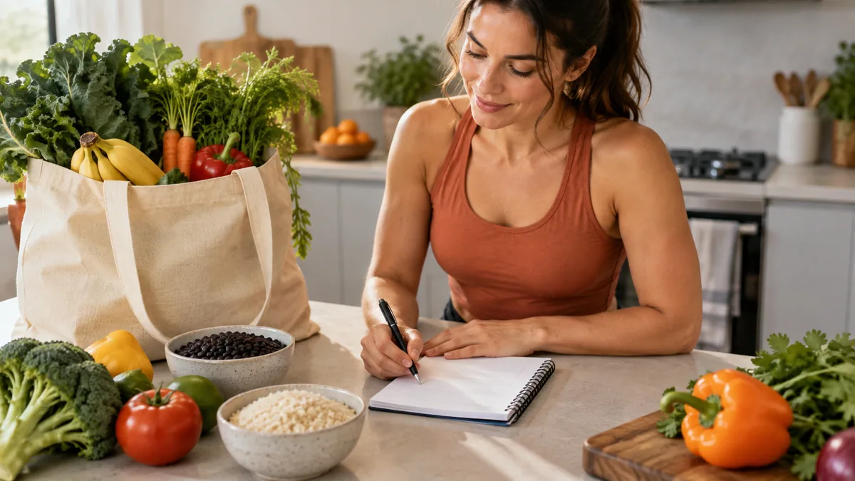Imagem ilustrativa: Como montar a lista de compras a partir da sua dieta