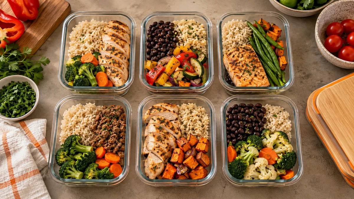 Imagem ilustrativa: Marmita fitness: como planejar e preparar a semana inteira